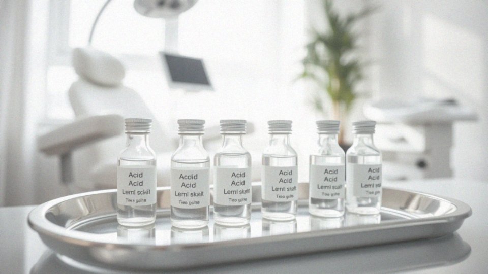 Jakie są rodzaje terapii dermatologicznych z użyciem kwasów?