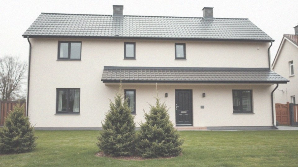 Jak stylistyka budynku wpływa na wybór koloru elewacji do antracytowego dachu?