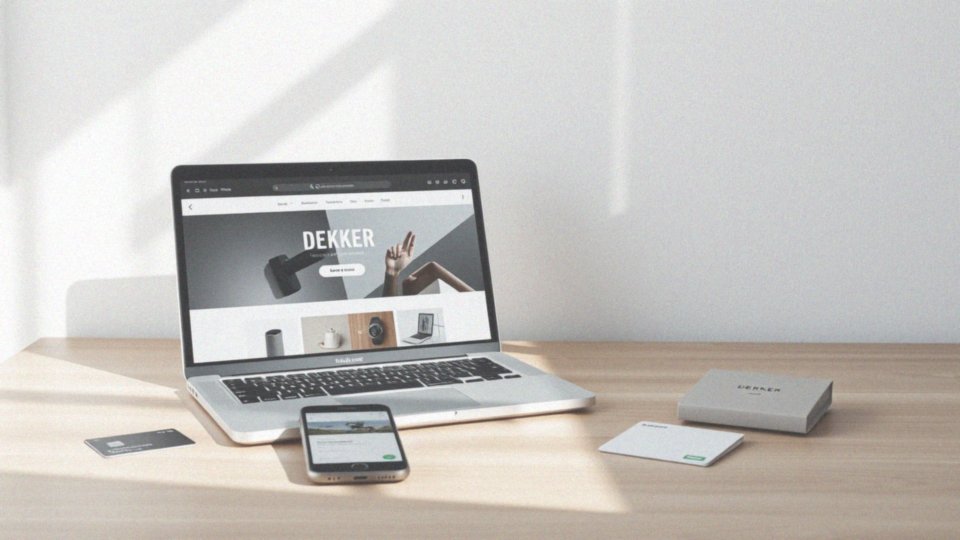 Jakie są opcje zakupów online w DEKKER?